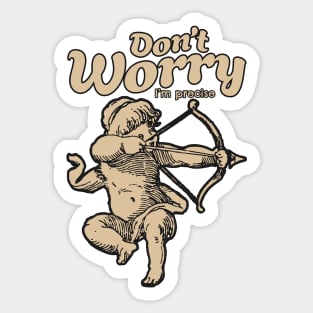 Ancient Cupid Angel Sticker